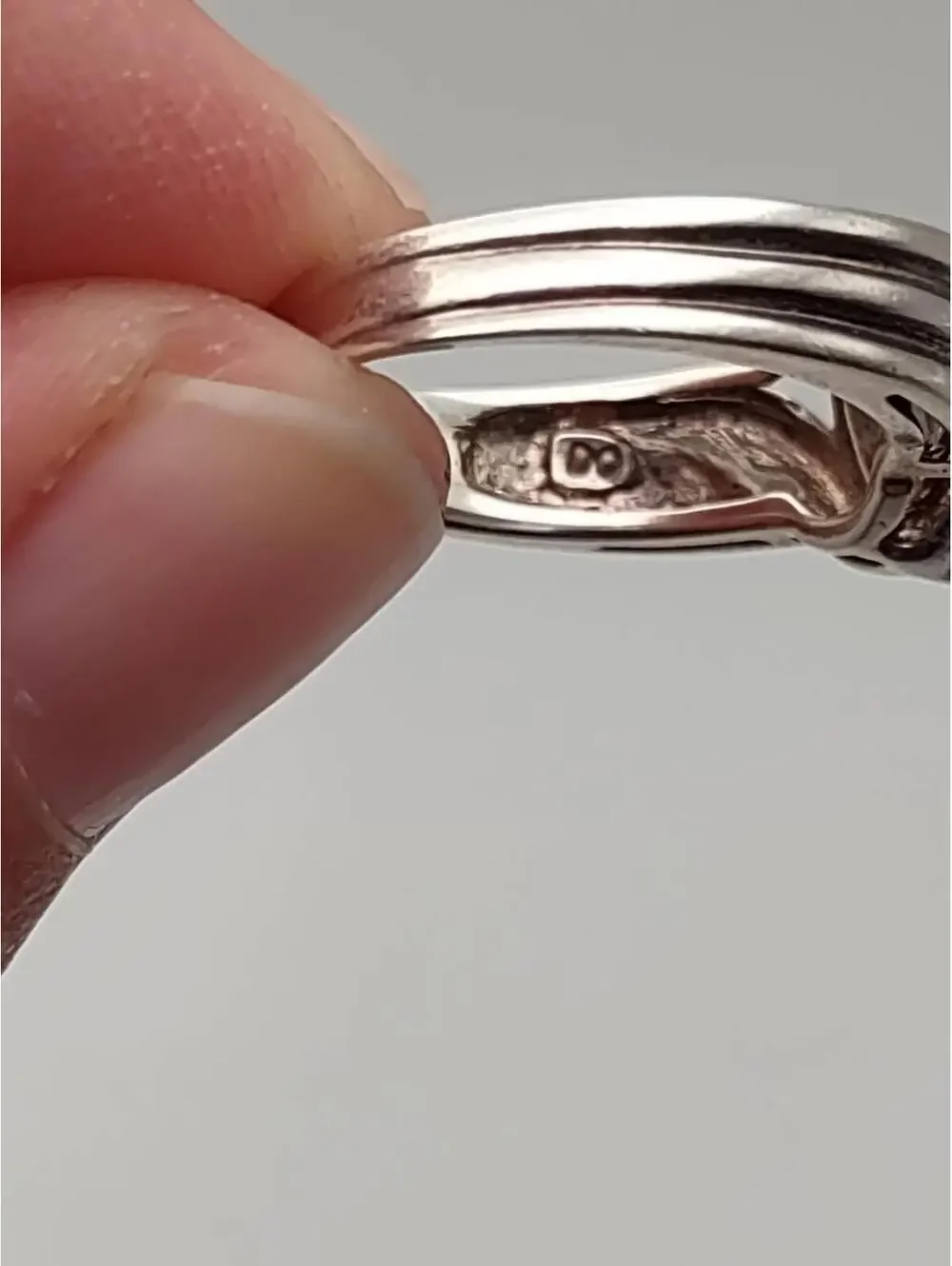 Joseph E Demarco Sterling Ring Pear CZ Size 6 925